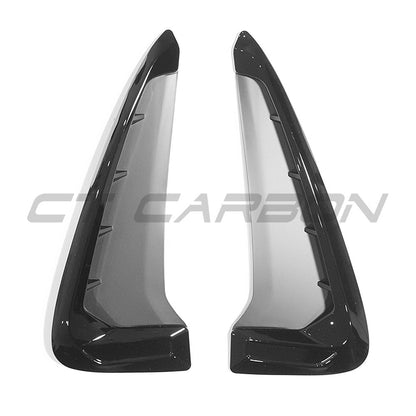 BMW X5 F15 2014–2018 Gloss Piano Black Side Vent Surrounds – Wing/Fender Air Breather Trim Covers, Side Grille Garnish, Dechrome Shadowline Styling