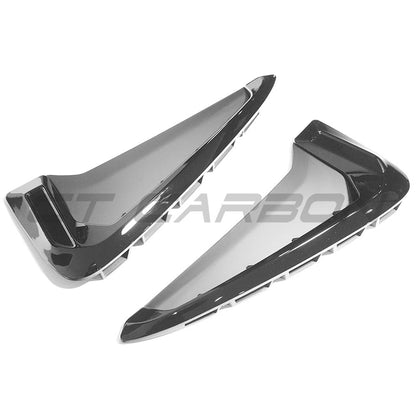 BMW X5 F15 2014–2018 Gloss Piano Black Side Vent Surrounds – Wing/Fender Air Breather Trim Covers, Side Grille Garnish, Dechrome Shadowline Styling