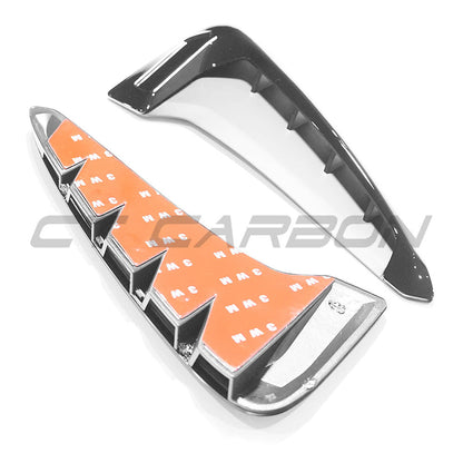 BMW X5 F15 2014–2018 Gloss Piano Black Side Vent Surrounds – Wing/Fender Air Breather Trim Covers, Side Grille Garnish, Dechrome Shadowline Styling