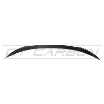 BMW M6 F12/F13 V-Style Carbon Fibre/Fiber Rear Lip Spoiler - CT Carbon Boot/Trunk Decklid Wing for 6 Series Coupe & Convertible (2013-2019) | Bootlid/Tailgate Lip Spoiler