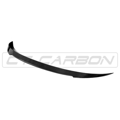 BMW M6 F12/F13 V-Style Carbon Fibre/Fiber Rear Lip Spoiler - CT Carbon Boot/Trunk Decklid Wing for 6 Series Coupe & Convertible (2013-2019) | Bootlid/Tailgate Lip Spoiler