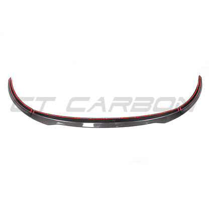Audi TT/TTS Mk3 8S (2015-2020) Carbon Fibre Rear Lip Spoiler V2 by CT Carbon – Tailgate Wing, Boot/Trunk Lip – Fits S line – Gloss Carbon Performance Rear Wing