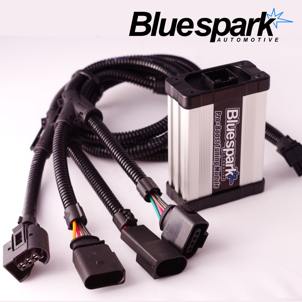 Bluespark Pro + Boost Tuning Box for BMW 330d F31 (3 Series Touring Estate 258PS) – Diesel Power Box/Performance Chip, Plug & Play Twin-Channel Piggyback ECU, 5 Maps, DPF Friendly – Remap Alternative – 3.0d – pb-643