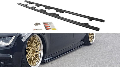 Maxton Design - SIDE SKIRTS DIFFUSERS AUDI S7 / A7 S-LINE C7