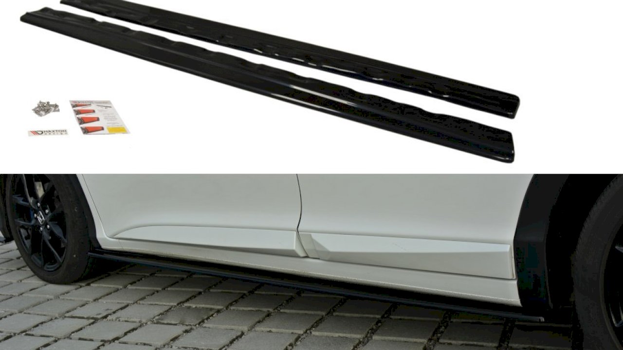 Maxton Design - SIDE SKIRTS SPLITTERS HONDA CIVIC MK9 FACELIFT 2014-2017