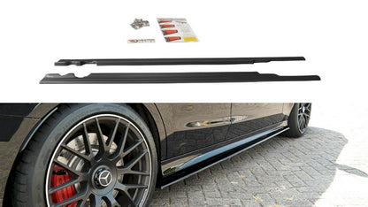 Maxton Design - SIDE SKIRTS SPLITTERS MERCEDES C-CLASS S205 63 AMG ESTATE (2015-2018)