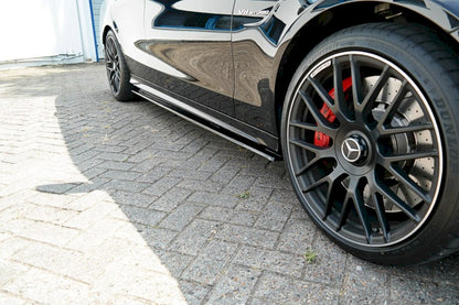Maxton Design - SIDE SKIRTS SPLITTERS MERCEDES C-CLASS S205 63 AMG ESTATE (2015-2018)