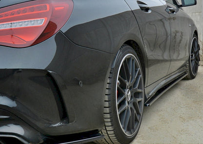 Maxton Design - SIDE SKIRTS DIFFUSERS MERCEDES CLA 45 AMG C117 (FACELIFT) (2017-UP) & A W176 AMG FACELIFT (2015-2018)