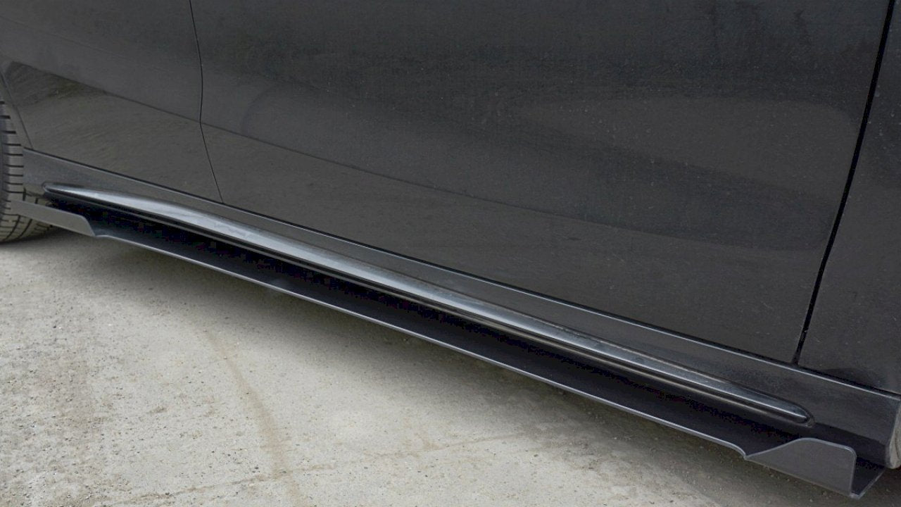 Maxton Design - RACING SIDE SKIRTS DIFFUSERS V.1 MERCEDES CLA A45 AMG C117 FACELIFT (2017-UP)