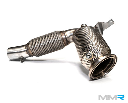 MMR Performance Valved/Active Exhaust for MINI Cooper S & JCW F56 F55 F54 Gen 3 Hatch/Clubman (2013-2019) – 2.75in Catback, 3in 300-Cell Sports Cat Downpipe – Remote Switchable Valvetronic, Carbon Fibre Tips – B48 – Cat-Back or Turbo-Back