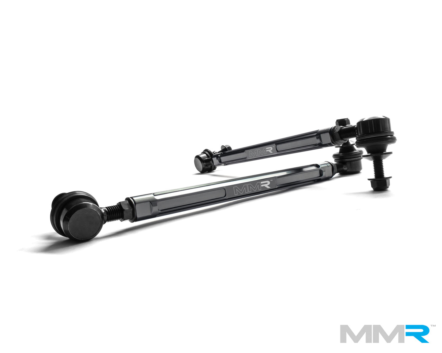 MMR Performance Adjustable Front Drop Links, Sway Bar/Anti-Roll Bar End Links (Stabilizer/ARB Link Rods) for BMW F8x: F87 M2 & M2 Competition, F80 M3, F82/F83 M4 - Suits Lowered Cars/Coilovers, Zero Preload Setup