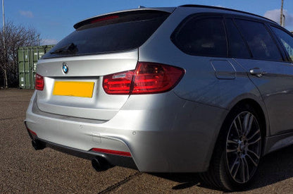 AC Schnitzer Dual sports exhaust with 90mm black Sport tailpipes for BMW 3 series (F30/F31) 340i