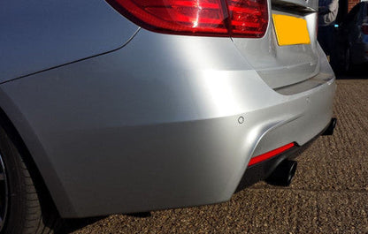 AC Schnitzer Dual sports exhaust with 90mm black Sport tailpipes for BMW 3 series (F30/F31) 340i