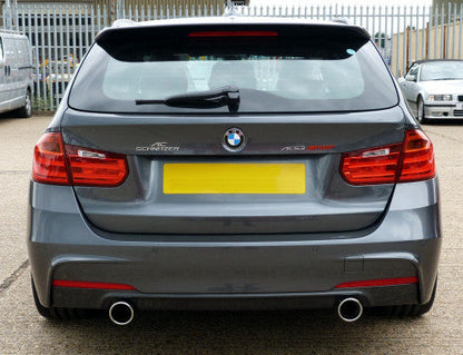 AC Schnitzer Dual sports exhaust with 90mm chrome Sport tailpipes for BMW 3 series (F30/F31) 335i