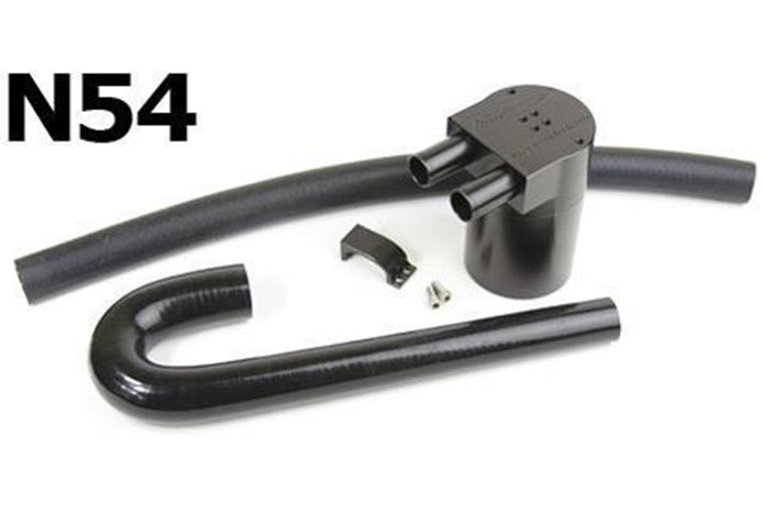 BMS BMW N54 535i Oil Catch Can Kit â€“ E60/E61 2007-2010 | Burger Motorsports Closed-Loop PCV, Double-Baffled | Fits 535i/535ix