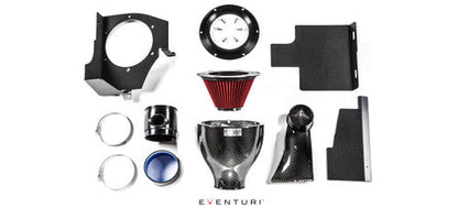 Eventuri Carbon Fibre/Fiber Cold Air Intake / Induction Kit for BMW E46 M3 S54 3.2 (2001-2006) – Performance Airbox Upgrade with Carbon Scoop & High-Flow Filter – BMW M3 E46 Intake System