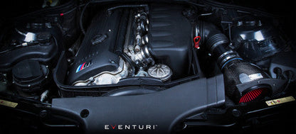 Eventuri Carbon Fibre/Fiber Cold Air Intake / Induction Kit for BMW E46 M3 S54 3.2 (2001-2006) – Performance Airbox Upgrade with Carbon Scoop & High-Flow Filter – BMW M3 E46 Intake System