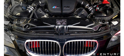 Eventuri Carbon Fibre (Fiber) Cold Air Intake / Induction Kit for BMW M5 E60 & M6 E63/E64 (S85 5.0L V10) - Performance Intake Airbox Upgrade, High Flow Filters, Ram-Air Scoops