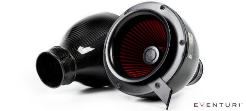Eventuri Carbon Fibre (Fiber) Cold Air Intake / Induction Kit for BMW M5 E60 & M6 E63/E64 (S85 5.0L V10) - Performance Intake Airbox Upgrade, High Flow Filters, Ram-Air Scoops