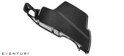 Eventuri Carbon Fibre Airbox Lid for BMW M3 E90 E92 E93 (E9X) S65 V8  Black Prepreg OEM Replacement Intake Cover