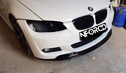 BMW 3 Series E92 E93 M Sport Pre-LCI Front Splitter / Front Lip Spoiler 20062009, Gloss Black ABS, KSB, UK Made, Fitting Hardware Included