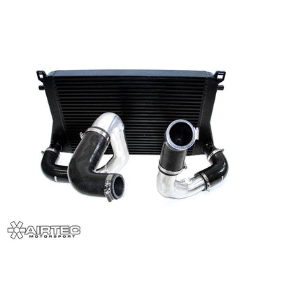 AIRTEC Motorsport Intercooler & Big Boost Pipe Kit  EA888 Gen 3 MQB (VW Golf R/GTI, Audi S3 8V, TT/TTS 8S, Seat Leon Cupra, Skoda Octavia vRS) FMIC Charge Pipe Upgrade  Direct Fit, Stage 1/2, 400bhp+