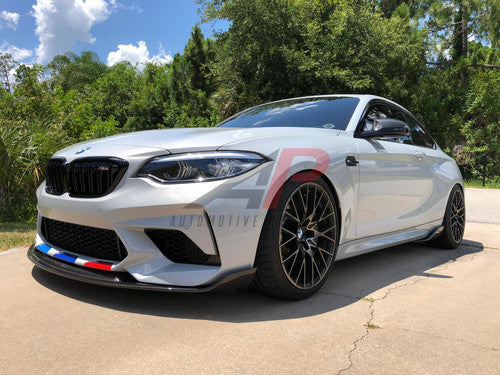 AP Design Dry Carbon Fibre Front Splitter for BMW M2 Competition (F87) 2018+ | Automotive Passion M2C Front Lip Spoiler | OEM Fit | Lightweight Dry Carbon Aero