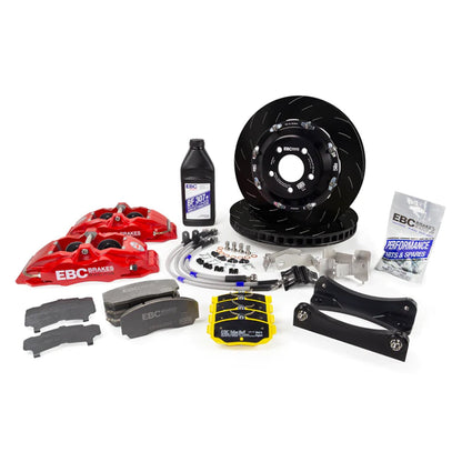 EBC Racing BMW F2X M-Lite 6 Piston Apollo Front Big Brake Kit 355mm (M135i, M140i, M235i & M240i)