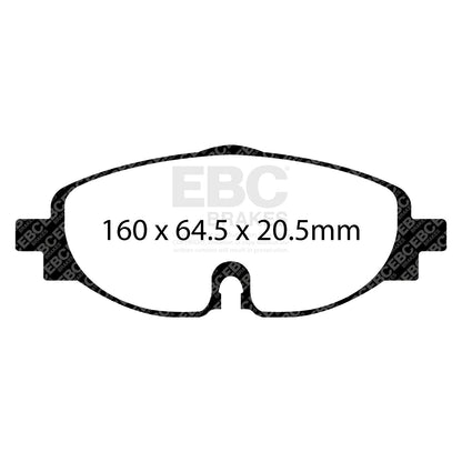 EBC Volkswagen Golf GTI Bluestuff Front Brake Pads DP52150NDX (Mk7)