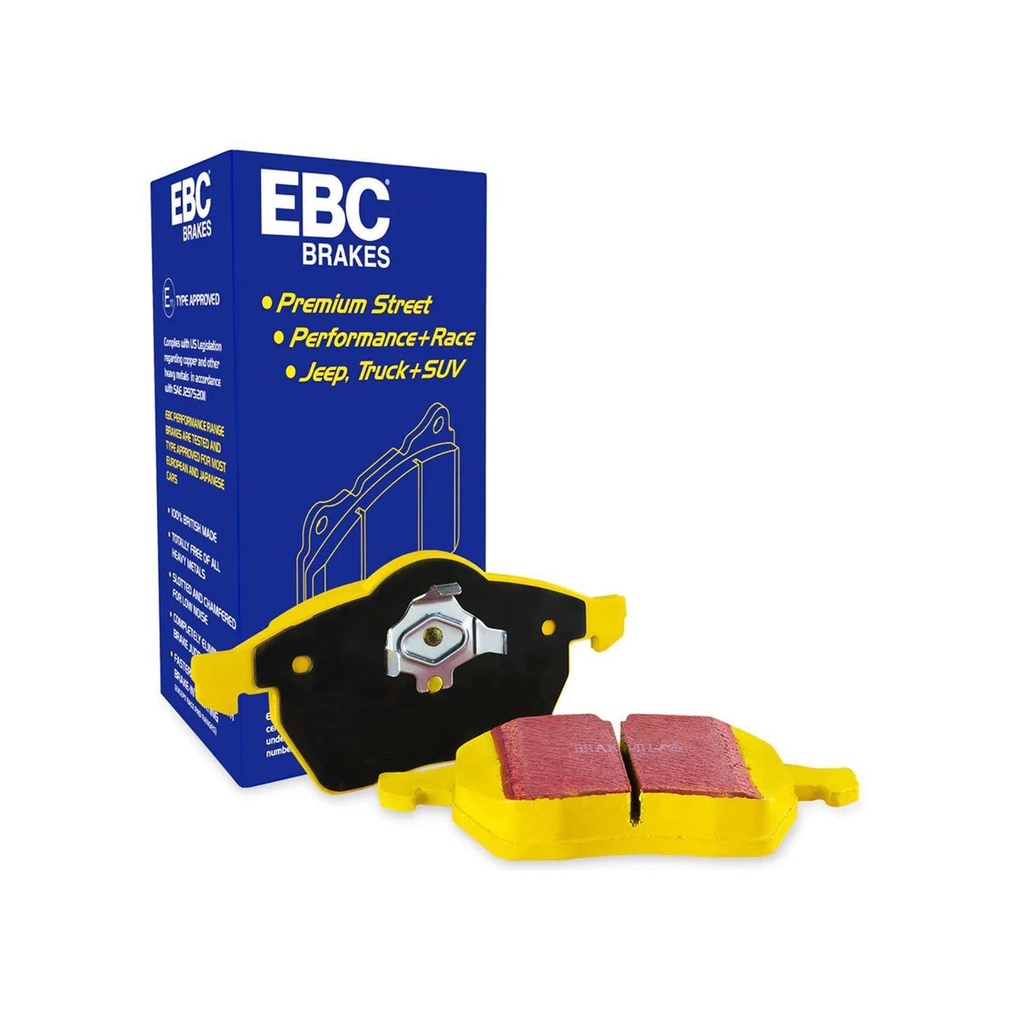 EBC Volkswagen Golf R/GTI Yellowstuff 4000 Series Rear Brake Pads DP42438R (Mk8)