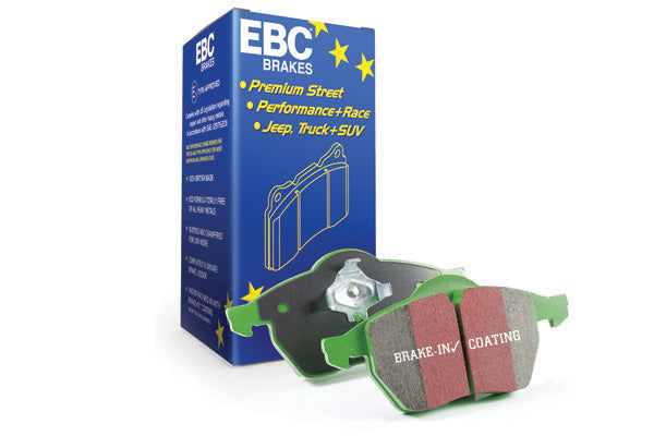 EBC Greenstuff 2000 Rear Brake Pads DP22173 for ATE Rear Caliper - Street Sport Low Dust Ceramic - Fits VAG MQB: Audi S3 8V, TT/TTS 8S, VW Golf Mk7 GTI/R, Passat B8, Tiguan, SEAT Leon 5F, Skoda Octavia 5E - Performance OE Replacement Pad Set