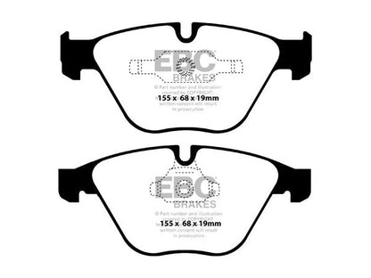 EBC Greenstuff 2000 Front Brake Pads & Plain Discs Kit for BMW 3 Series E90/E91/E92/E93 (ATE Calipers)  Fits 325i 330i 335i 335ix xDrive  OE Replacement Street Upgrade  DP22006 D1512 PD01KF199