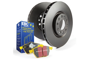 BMW 5 Series F10/F11 2010-2017 Front Brake Discs & Pads Kit 330mm | EBC Yellowstuff 4000 Fast Road/Track | ATE Caliper Fitment | 518i 520i 523i 528i incl xDrive | Performance Rotors/Discs Upgrade | DP42088R D1816R PD03KF202