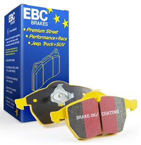 EBC Yellowstuff DP42360R Front Brake Pads for BMW M2/M2 Competition, M3, M4 (F80 F82 F83 F87/F8X) with Brembo Front Calipers – Performance Street & Track Day Pad Set, ECE R90 Approved, Low Dust Upgrade Replacement