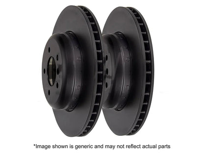 EBC Brakes D2068R BMW F30 F31 F34 F32 F36 345mm Rear Brake Discs (Rotors) - Premium OE Replacement Lightweight 2 Piece Riveted - For Brembo Rear Caliper - 3 & 4 Series incl 340i 335i 440i 435i