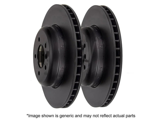 EBC Brakes D2068R BMW F30 F31 F34 F32 F36 345mm Rear Brake Discs (Rotors) - Premium OE Replacement Lightweight 2 Piece Riveted - For Brembo Rear Caliper - 3 & 4 Series incl 340i 335i 440i 435i