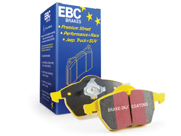 EBC Yellowstuff Rear Brake Pads DP42137R for Mercedes-Benz (TRW Rear Calipers) - A45/CLA45/GLA45 AMG, GL63, ML63, GLE63, GLS63, SLK55, SLC43 - Fits W176 C117 X117 X156 W166 X166