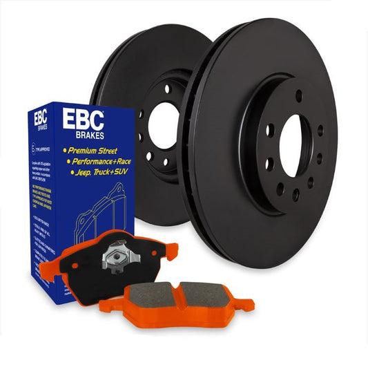 EBC Orangestuff Motorsport Rear Track/Race Brake Kit for Nissan Skyline R32 R33 R34 (GTS-T, GT-T, GT-R RB20/RB25/RB26) & 300ZX Z32/GZ32 | 295mm Rear Discs/Rotors | Drift/Time Attack | PD05KR547 | DP9826 Pads + D699 Discs