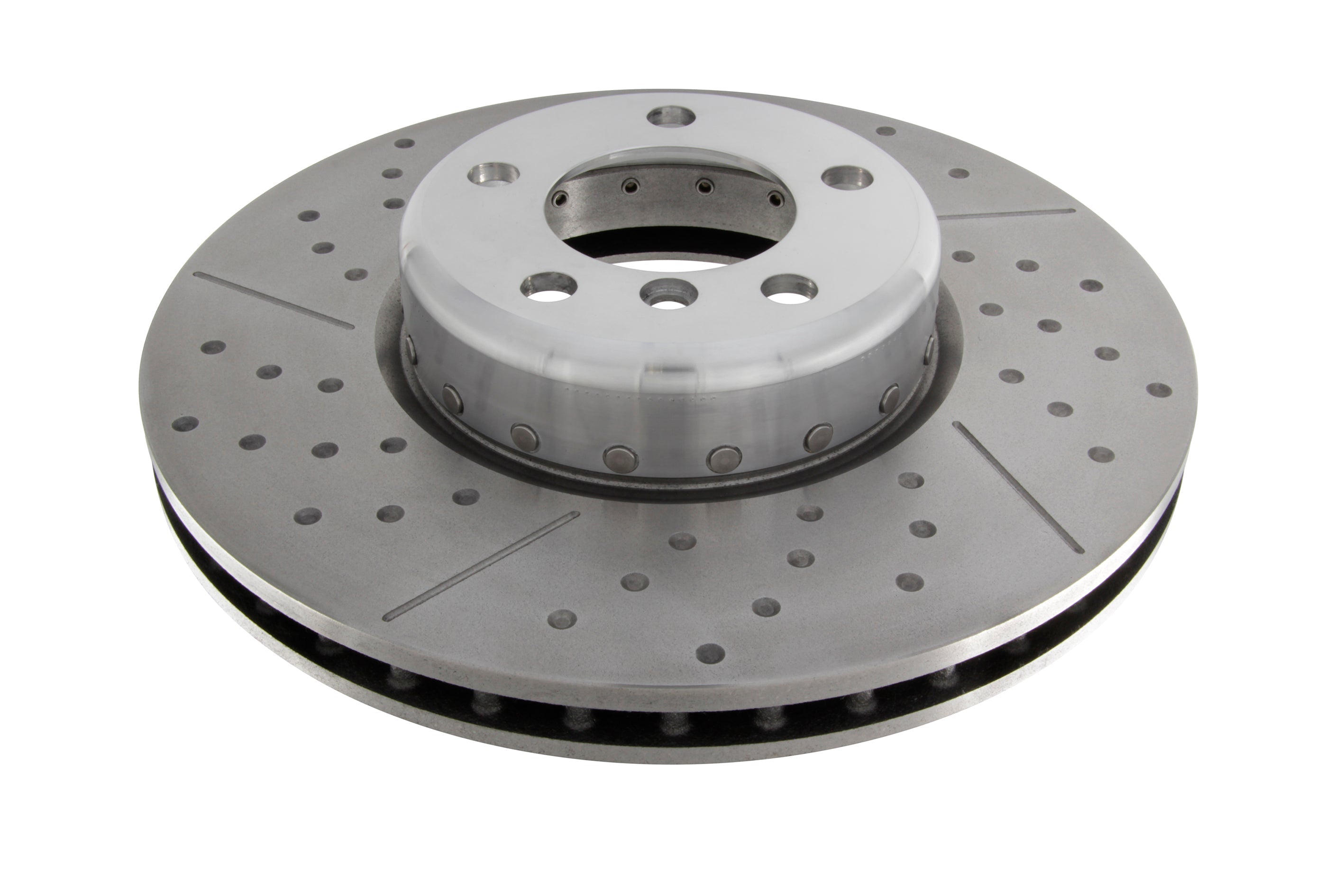 EBC Brakes 2-Piece Riveted Slotted & Dimpled Rear Brake Discs 345mm Ve ...