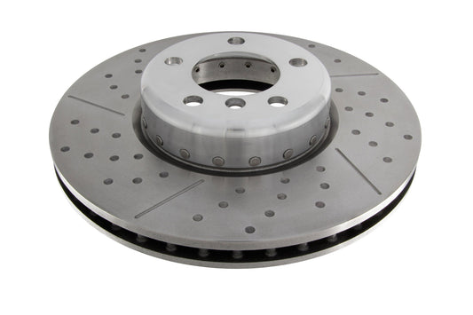 EBC GD Series 2-Piece Slotted & Dimpled Rear Brake Discs/Rotors 345mm – BMW 1 Series F20 F21 M135i M140i & 2 Series F22 M235i M240i – For Brembo Rear Calipers – Vented Performance Upgrade Pair – GD2067R