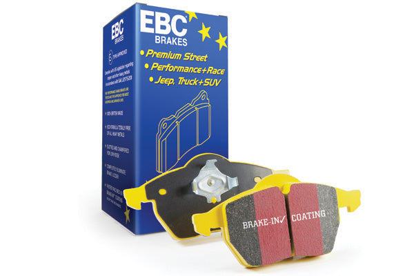 EBC Yellowstuff 4000 Series Rear Brake Pads DP42133R for BMW F20 F21 F22 F23 F30 F31 F32 F33 F34 F36 F80 F82 F87  Brembo M Performance Calipers  1/2/3/4 Series M135i M140i M235i M240i M2 M3 M4