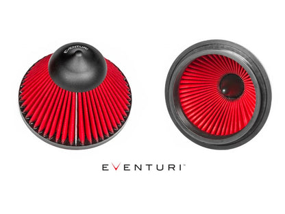 Eventuri Type 661 V2 Performance Replacement Air Filter - Fits BMW M2 M3 M4 M5 M6, Audi RS3/S4/S5 3.0 TFSI, Ford Focus RS MK3, Jaguar F-Type, Lamborghini Huracan, VAG 2.0 TFSI - EVE-ND661-G2-FTR
