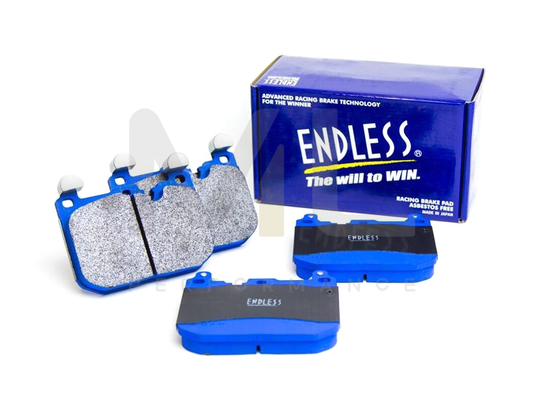 Endless ME22 Front Racing Brake Pads for BMW F-Series with M Performance Brembo Calipers - Track Use - Fits M2/M2C, F80 M3, F82 M4, M135i/M140i, 228i, M235i, 328i, 330i, 335d, 340i, 435i/435d (EIP206-ME22)