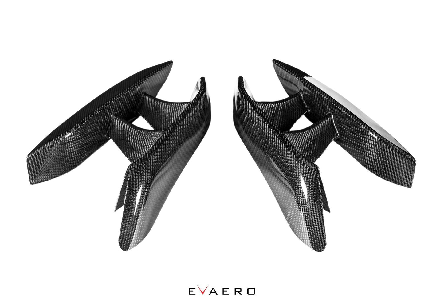 Evaero Carbon Fibre Front Bumper Vents for BMW F80 M3 F82/F83 M4 (F8X) - Pair (Left & Right) | Front Air Intake Ducts/Inlets/Scoops | Bumper Vent Covers, Inserts & Grilles | OEM+ Carbon Exterior Trim