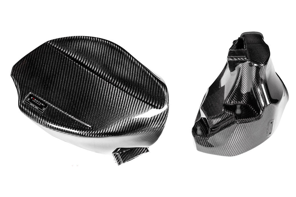 Eventuri Carbon Fibre/Fiber Performance Intake for BMW 3 Series G20/G21 B48 2.0 Turbo - Cold Air Intake Induction Kit & Carbon Airbox Upgrade (318i 320i 330i 330e incl xDrive, V1/V2 MAF/IAT)