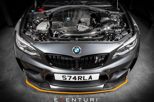 Eventuri V2 Carbon Fibre Cold Air Intake Induction Kit – BMW M135i F21 N55, BMW 1 Series – Fits M235i F22 – Performance Carbon Airbox & Intake Pipe Upgrade