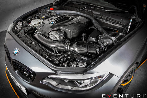 Eventuri V2 Carbon Fibre Cold Air Intake Induction Kit – BMW M135i F21 N55, BMW 1 Series – Fits M235i F22 – Performance Carbon Airbox & Intake Pipe Upgrade