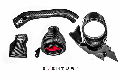Eventuri V2 Carbon Fibre Cold Air Intake Induction Kit – BMW M135i F21 N55, BMW 1 Series – Fits M235i F22 – Performance Carbon Airbox & Intake Pipe Upgrade