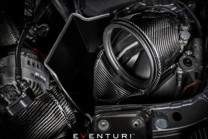 Eventuri V2 Carbon Fibre Cold Air Intake Induction Kit – BMW M135i F21 N55, BMW 1 Series – Fits M235i F22 – Performance Carbon Airbox & Intake Pipe Upgrade