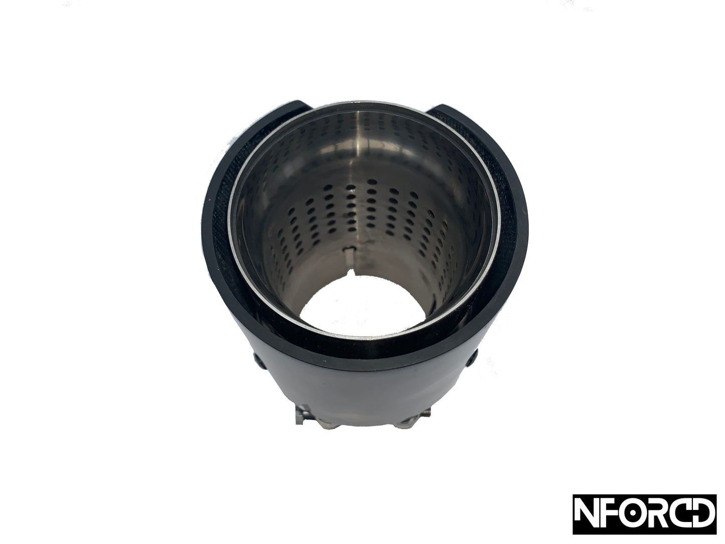 Forged Carbon Fibre Exhaust Tips for BMW - Silver Accents | M Performance Style Tailpipe Trims/Covers | Slip-On Clamp Fit End Tips | 63-67mm & 67-72mm Inlet | Marbled Carbon Tailpipe Finishers | UK Stock